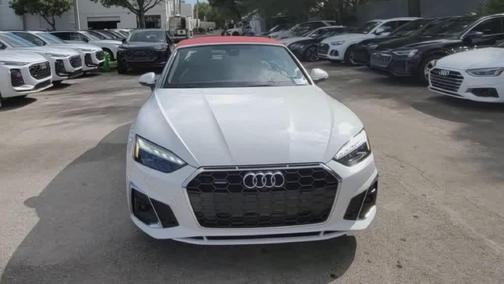 Arkona White/Red Top 2024 Audi A5 45 S line Prestige