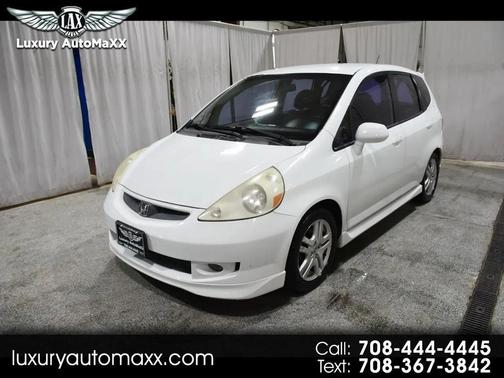 White 2007 Honda Fit Sport