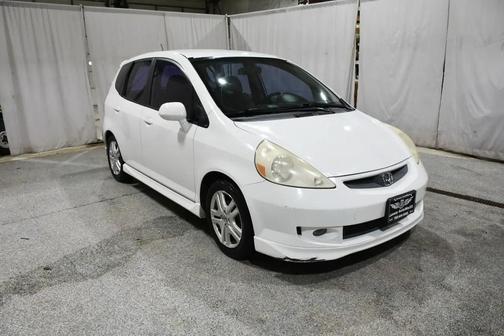 White 2007 Honda Fit Sport