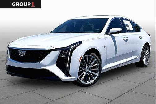 Summit White 2025 Cadillac CT5 Premium Luxury