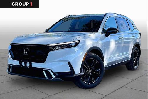Platinum White Pearl 2023 Honda CR-V Hybrid Sport Touring AWD