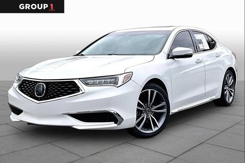 Platinum White Pearl 2019 Acura TLX Technology