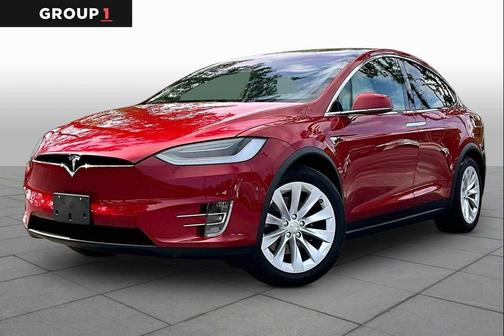 Red Multi-Coat 2020 Tesla Model X Long Range Dual Motor All-Wheel Drive