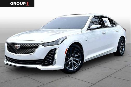 Crystal White Tricoat 2020 Cadillac CT5 Luxury RWD