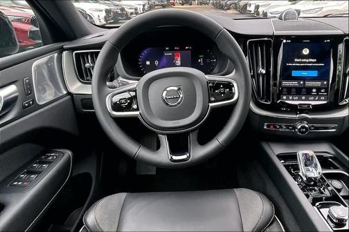 Silver Dawn Metallic 2024 Volvo XC60 Recharge Plug-In Hybrid T8 Polestar