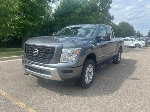 Gun Metallic 2021 Nissan Titan XD SV