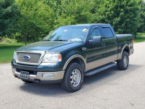Aspen Green Clearcoat Metallic 2004 Ford F-150 Lariat SuperCrew
