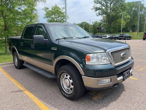 Aspen Green Clearcoat Metallic 2004 Ford F-150 Lariat SuperCrew
