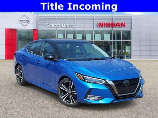 2 Tone Blue / Black Roof 2023 Nissan Sentra SR