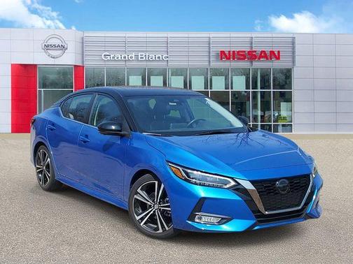 2 Tone Blue / Black Roof 2023 Nissan Sentra SR