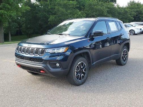 Fathom Blue Pearlcoat 2024 Jeep Compass Trailhawk