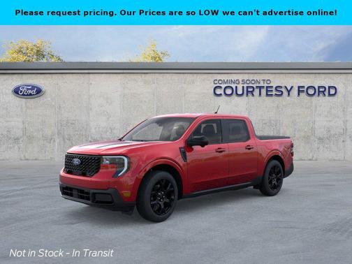 Ruby Red Metallic Tinted Cc 2026 Ford Maverick Lariat