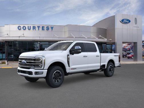 Star White Metallic Tri-Coat 2026 Ford F-350 Platinum