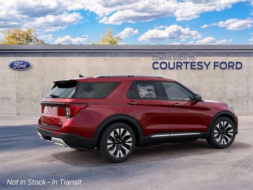 Ruby Red Metallic Tinted Cc 2027 Ford Explorer Platinum