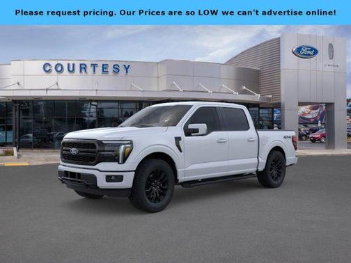 Space White Metallic 2025 Ford F-150 Lariat