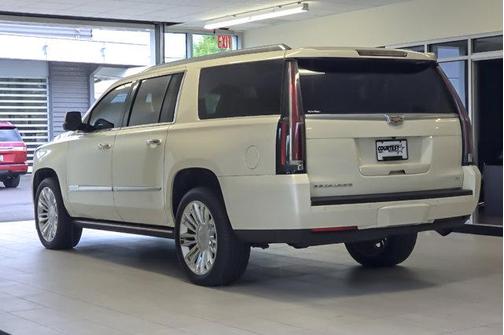 White Diamond Tricoat 2015 Cadillac Escalade ESV Platinum