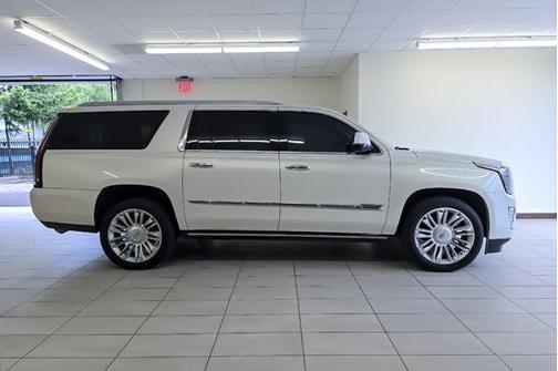 White Diamond Tricoat 2015 Cadillac Escalade ESV Platinum