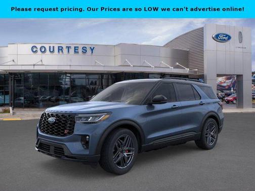 Vapor Blue Metallic 2025 Ford Explorer ST