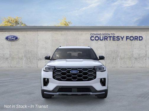 Space White Metallic 2026 Ford Explorer Platinum