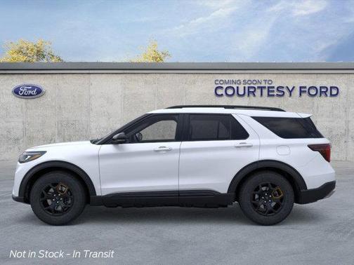 Star White Metallic Tri-Coat 2026 Ford Explorer Tremor