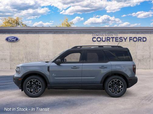 Azure Gray Metallic Tri-Coat 2026 Ford Bronco Sport Outer Banks
