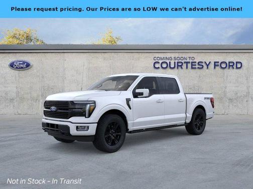 Star White Metallic Tri-Coat 2026 Ford F-150 Platinum