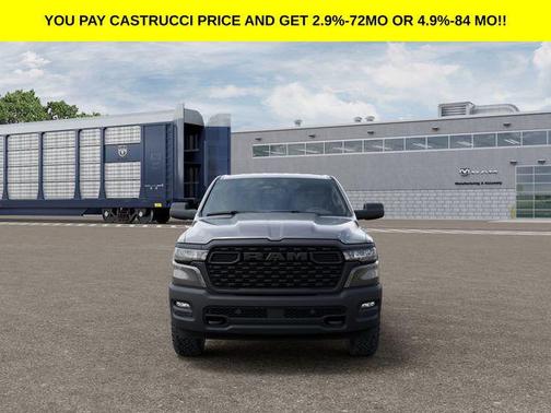 Granite Crystal Metallic Clearcoat 2026 RAM 1500 Warlock Crew Cab 4x4 5'7' Box