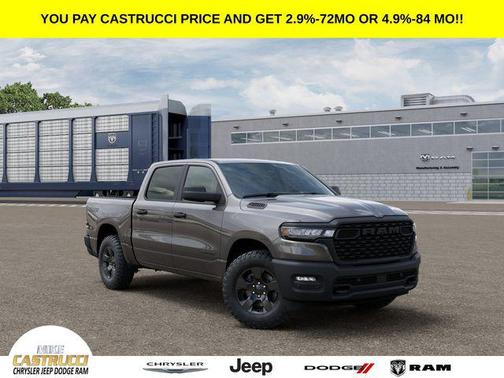 Granite Crystal Metallic Clearcoat 2026 RAM 1500 Warlock Crew Cab 4x4 5'7' Box
