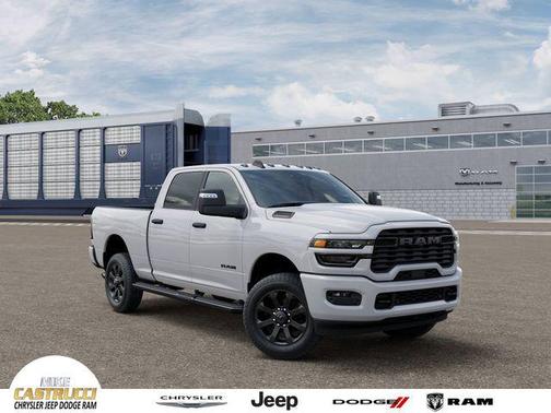 Bright White Clearcoat 2026 RAM 2500 Big Horn Crew Cab 4x4 6'4' Box