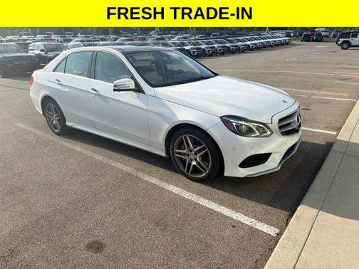 White 2014 Mercedes-Benz E-Class 4MATIC