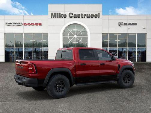 Molten Red Pearlcoat 2026 RAM 1500 RHO Crew Cab 4x4 5'7' Box