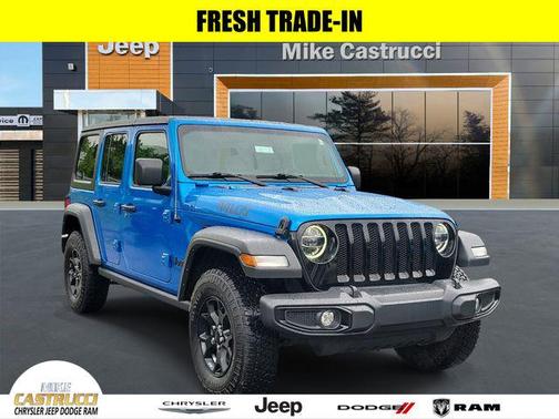 Hydro Blue Pearlcoat 2021 Jeep Wrangler Willys