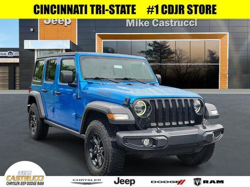 Hydro Blue Pearlcoat 2021 Jeep Wrangler Willys