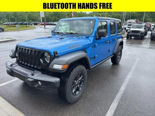 Hydro Blue Pearlcoat 2021 Jeep Wrangler Willys