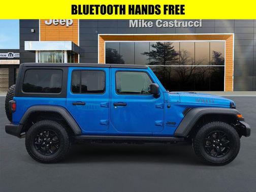 Hydro Blue Pearlcoat 2021 Jeep Wrangler Willys
