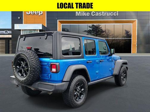 Hydro Blue Pearlcoat 2021 Jeep Wrangler Willys