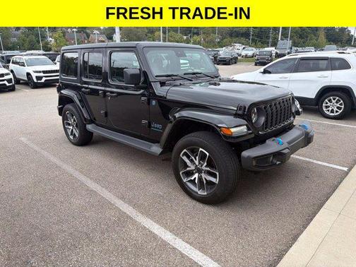 Black Clearcoat 2024 Jeep Wrangler 4xe Sport S