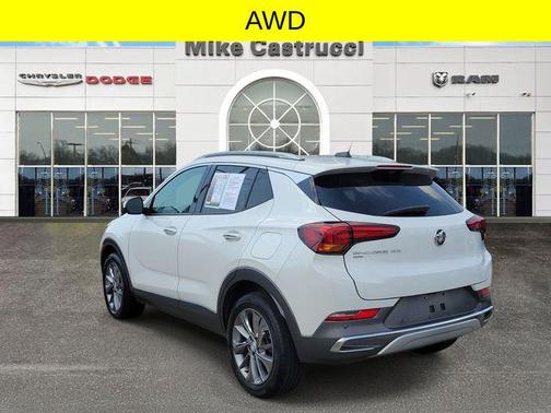 White Frost Tricoat 2023 Buick Encore GX Essence