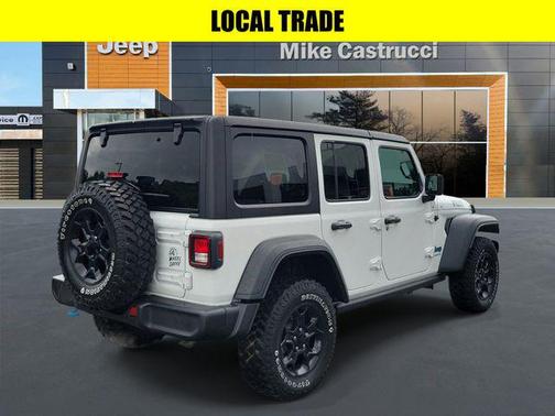 Bright White Clearcoat 2023 Jeep Wrangler 4xe Base