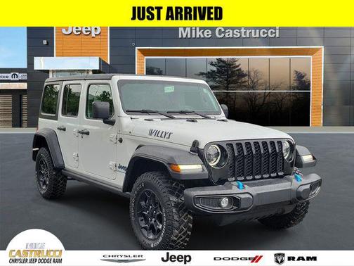 Bright White Clearcoat 2023 Jeep Wrangler 4xe Base