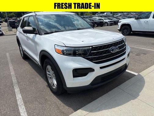 Oxford White 2021 Ford Explorer XLT