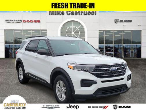 Oxford White 2021 Ford Explorer XLT