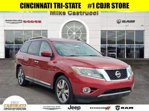 Cayenne Red 2015 Nissan Pathfinder Platinum