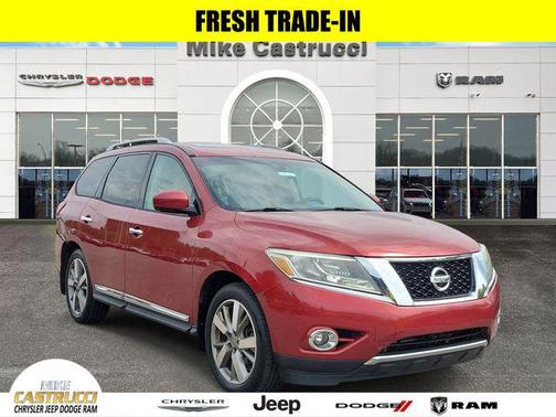 Cayenne Red 2015 Nissan Pathfinder Platinum