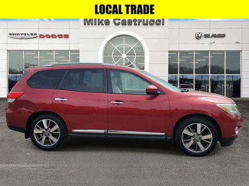 Cayenne Red 2015 Nissan Pathfinder Platinum