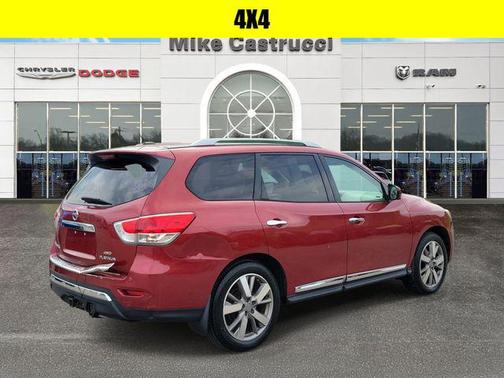 Cayenne Red 2015 Nissan Pathfinder Platinum