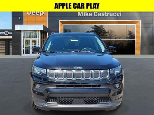 Diamond Black Crystal Pearlcoat 2022 Jeep Compass Latitude