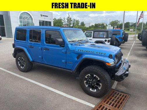 Hydro Blue Pearl Coat 2024 Jeep Wrangler Rubicon