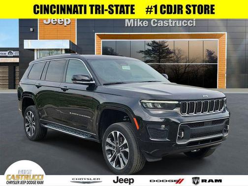 Diamond Black Crystal Pearlcoat 2023 Jeep Grand Cherokee L Overland