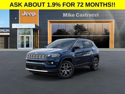Fathom Blue Pearl Coat 2026 Jeep Compass Limited